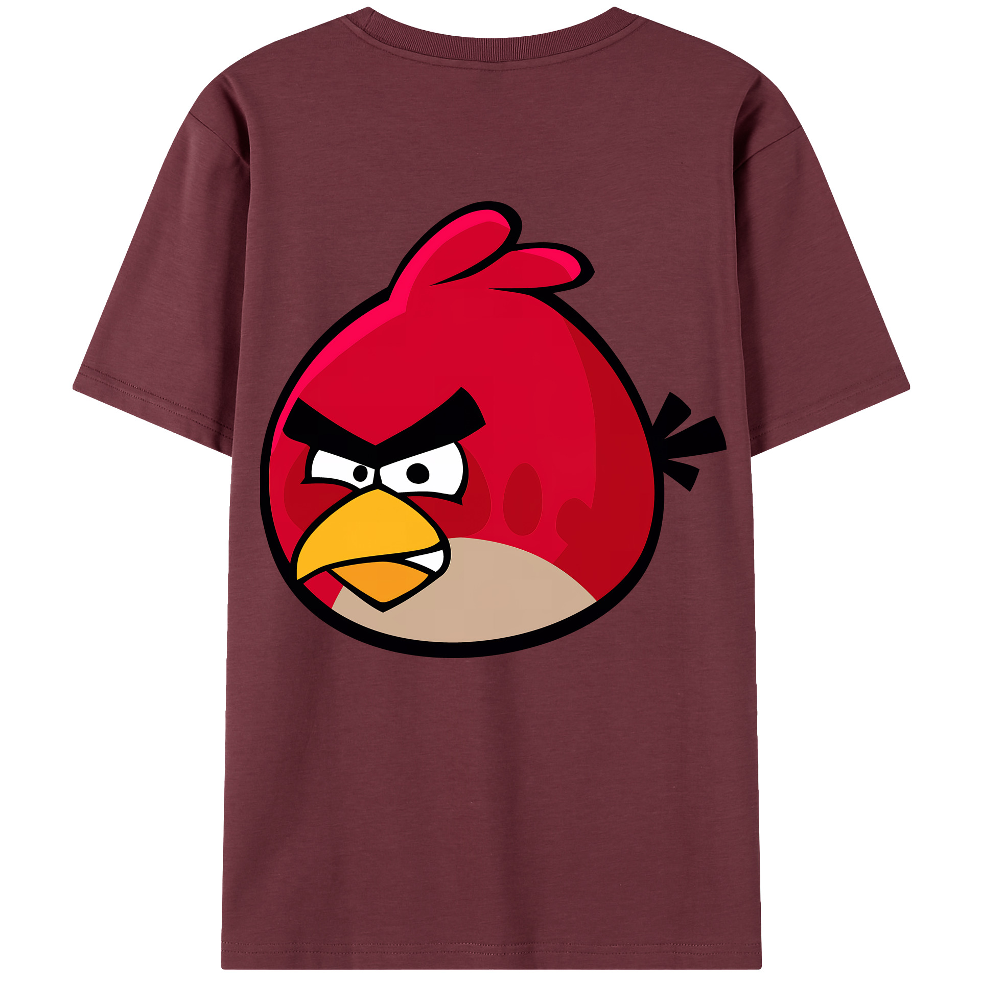 （画像用） Angry Birds アングリーバード 綿100％半袖Tシャツ（背面プリント）